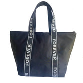 2025 New Women Fashion Tote Bag Large Capacity Black Nylon Shopping Bag Lightweight Design Retro Ladies Shoulder Bag