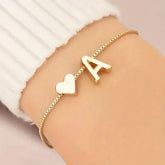 Bracelet Love English Letter English Character Style Text Hand Personalized Jewelry Simplified Ins 26 English Letter