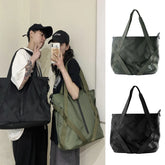 Women's School Messenger Bags Shoulder Fashion Ladies Designer Handbag Solid Large Capacity Casual Shoulder Female Nylon Bags