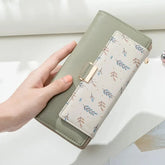 New Women Wallets Long Pu Leather Hasp Purses Female Big Capacity Money Bag Lady Coin Card Holders High Quality Clutch Carteras