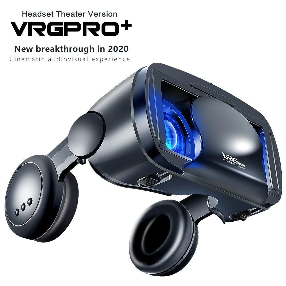 2023 New 3D VR Smart Glasses Headset Virtual Reality VR Glasses Phone Full Screen Wide Angle Lens with Controller Headset 5-7