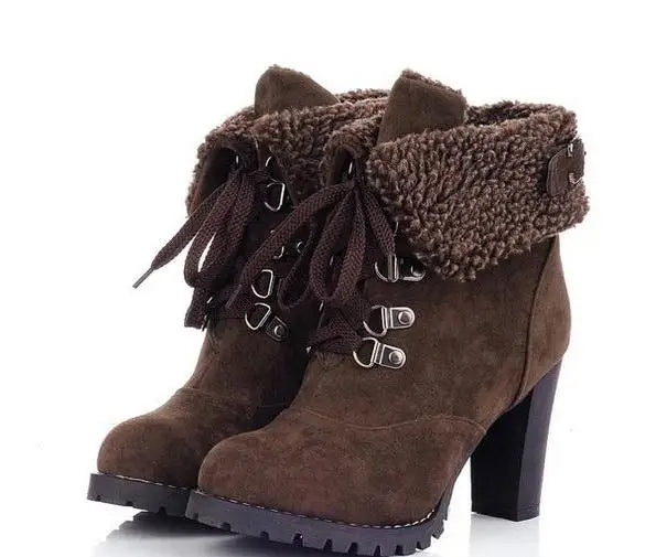 Hot sell autumn and winter high quality fashion high heel boots with agitation restoring ancient ways size 35 to 43