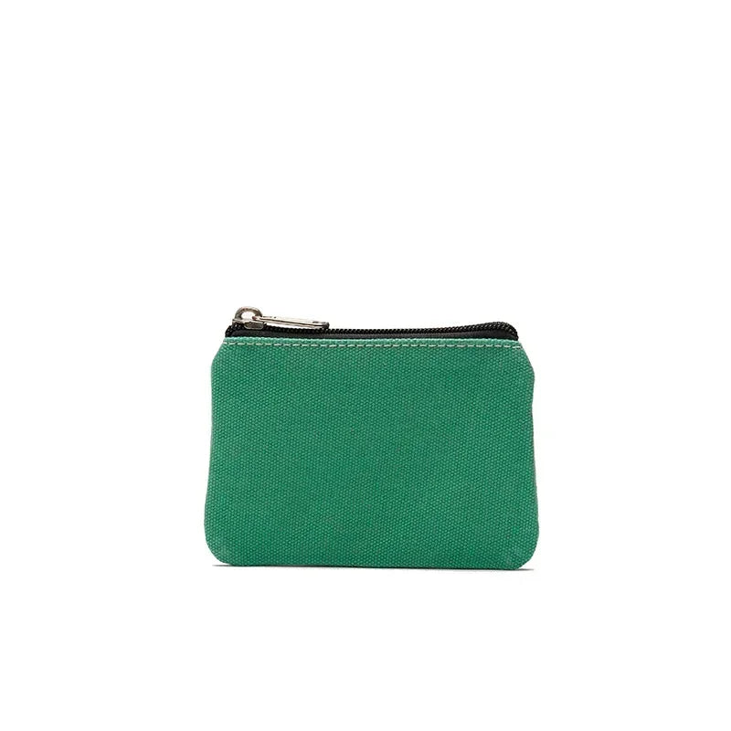 New DIY Canvas Coin Purse Simple Fabric Small Coin Pouch Change Purse Portable Cotton Card Holder Storage Bag Mini Wallet