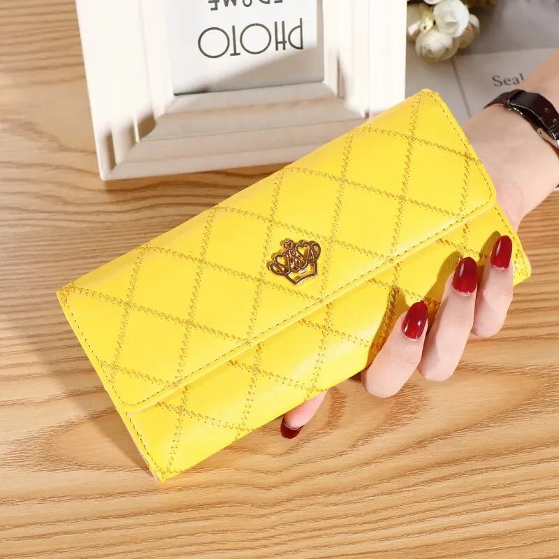 KISMIS Wallets for Women Cute Pink Pocket Womens Wallets Purses Plaid PU Leather Long Wallet Hasp Phone Bag Money Coin Pocket Ca