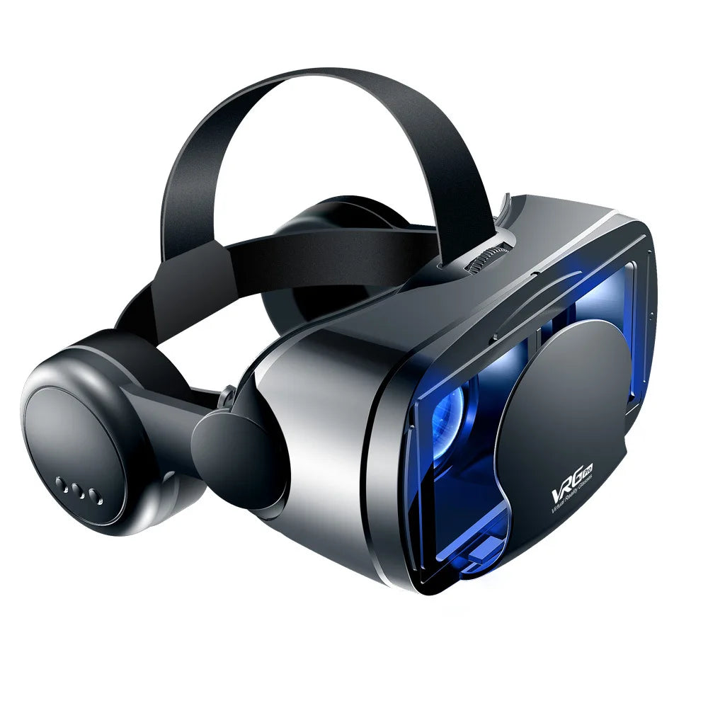 2023 New 3D VR Smart Glasses Headset Virtual Reality VR Glasses Phone Full Screen Wide Angle Lens with Controller Headset 5-7