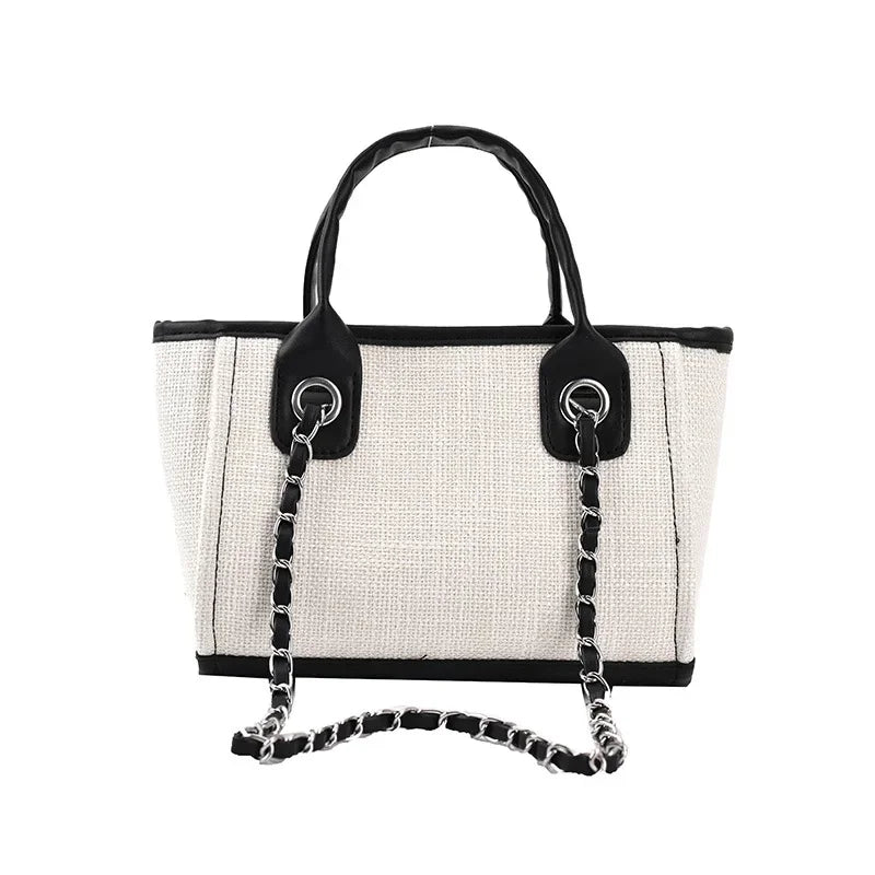 2024 New Women's Shoulder Bag Bucket Bag Fashion Large Capacity Handbag Chain Tote Travel Totes Weekend Jumbo Canvas Bags