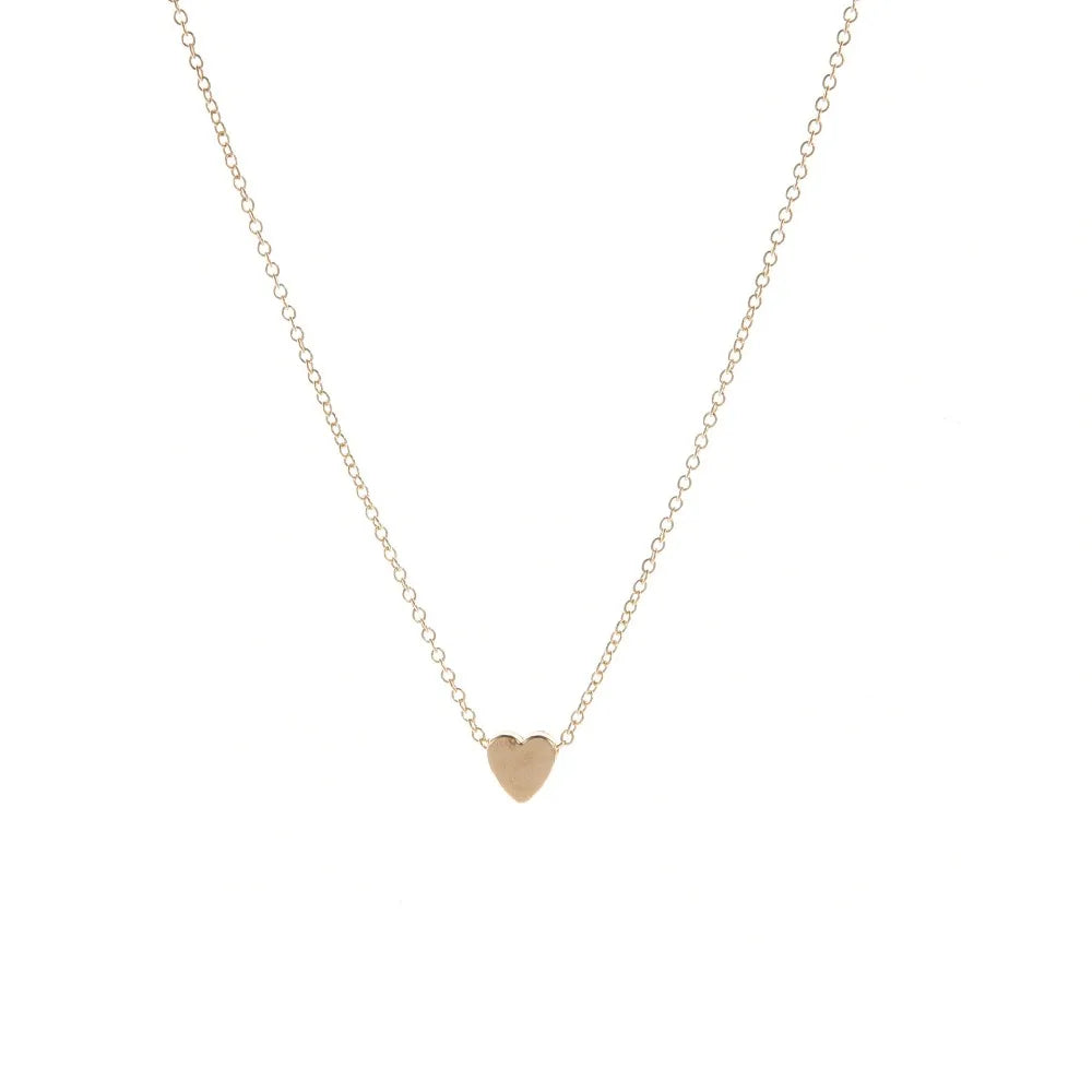 Simple Love Heart Necklace Elegant Party Jewelry Accessories For Women